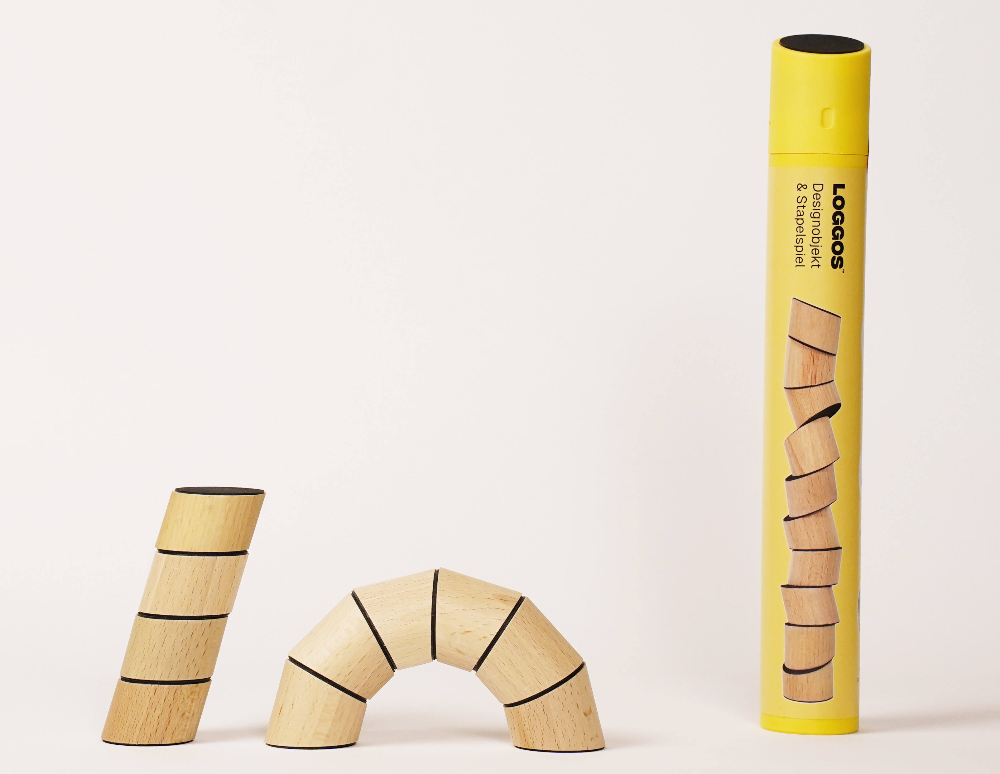 LOGGOS Verrücktes Stapelspiel Buche | S-Set 