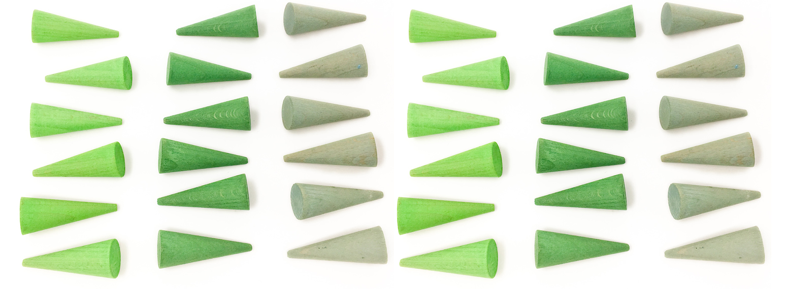 Grapat Mandala Kleine Grüne Kegel Cones