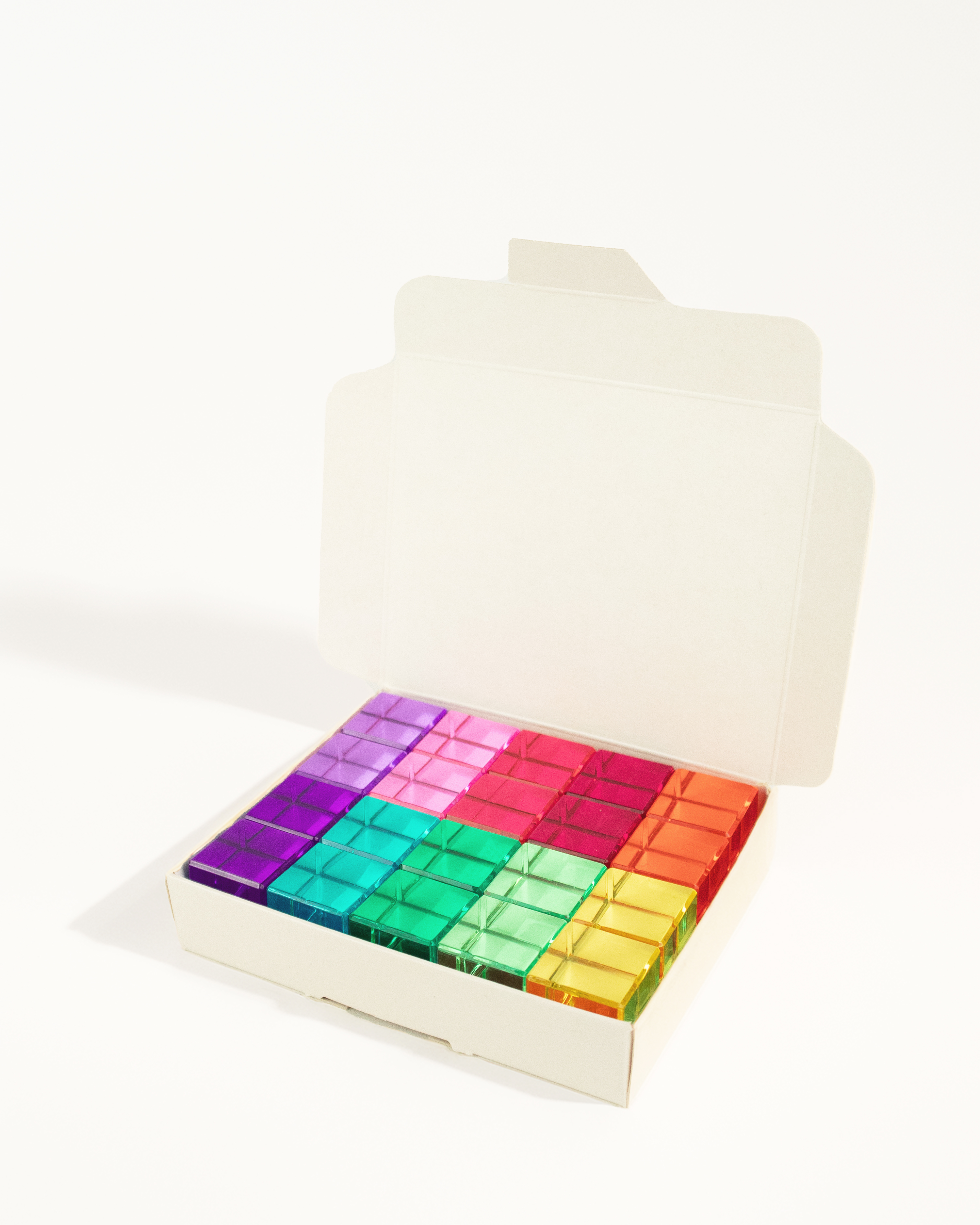 BAUSPIEL Lichtbauwürfel Pastell (20 Stück)
