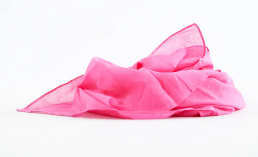 LAURA`S PLAY COTTON Spieltuch HOT PINK 50x50cm