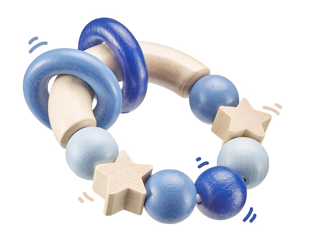 Selecta bellybutton Greifling Glücksgriff blau Selecta bellybutton Greifling Glücksgriff blau