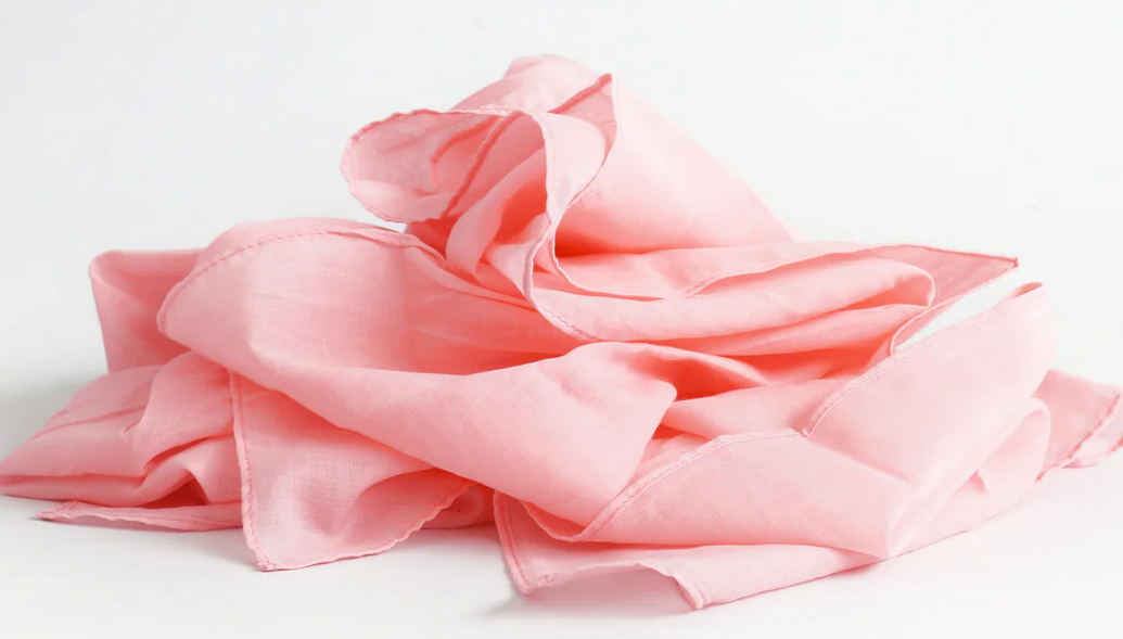 LAURA`S PLAY COTTON Spieltuch LIGHT RED 50x50cm