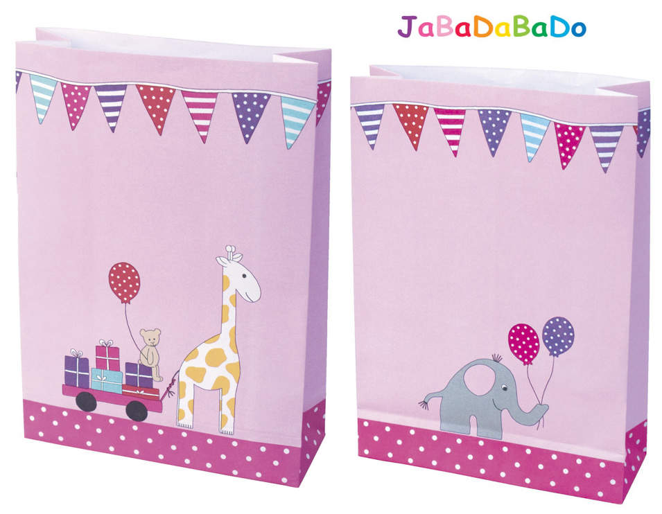 JaBaDaBaDo Partytüten Motiv pink (8 Stk.) JaBaDaBaDo Partytüten Motiv pink (8 Stk.)