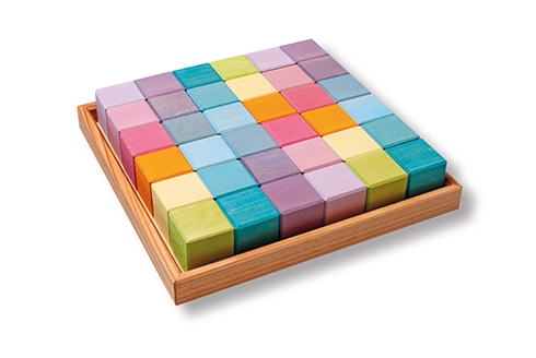 GRIMM´S 36 Würfel Mosaik Pastell