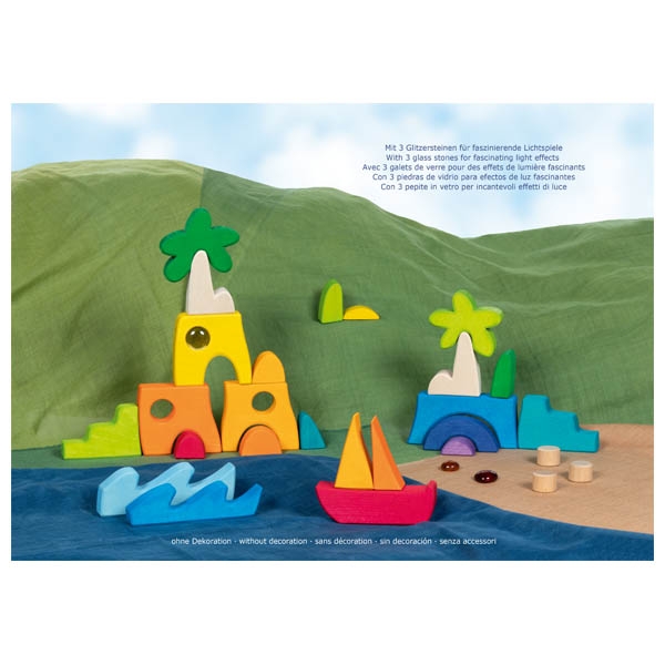 goki evolution Landschaftspuzzle Honolulu - Holzspielzeug Profi goki evolution Landschaftspuzzle Honolulu - Holzspielzeug Profi