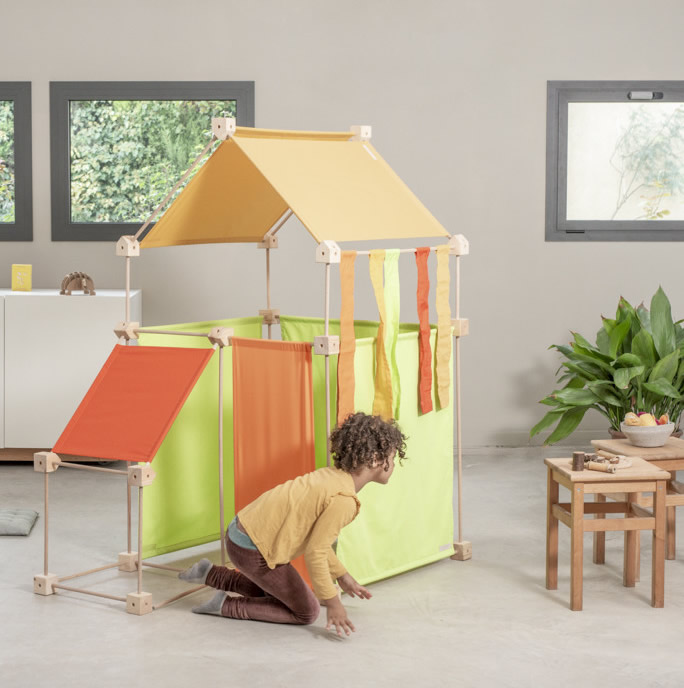 Trígonos Family FRUKTO (gelb-grün-orange)