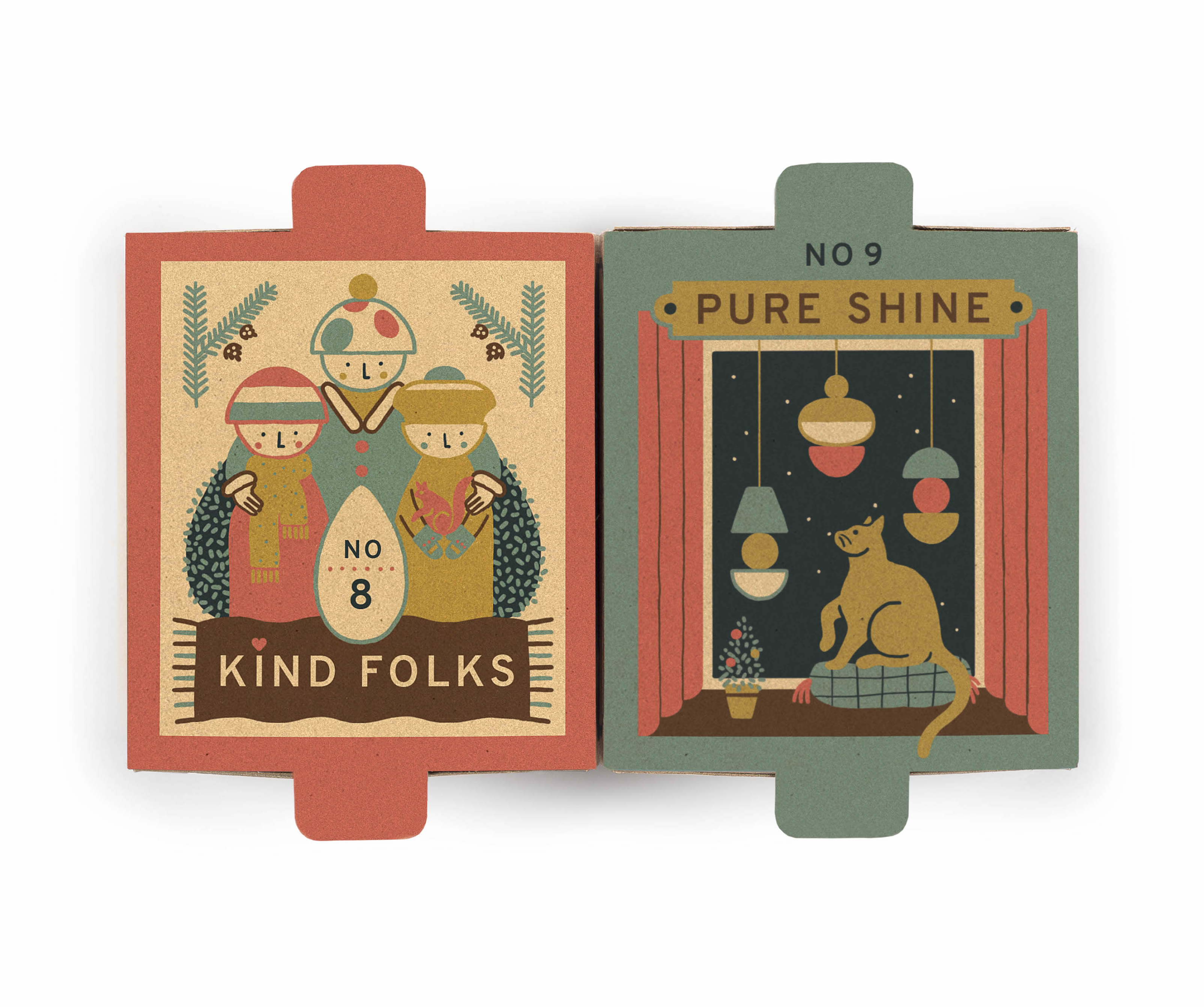 GRAPAT Ornament No 9 & 8 -  Pure Shine & Kind Folks | Holzspielzeug Profi