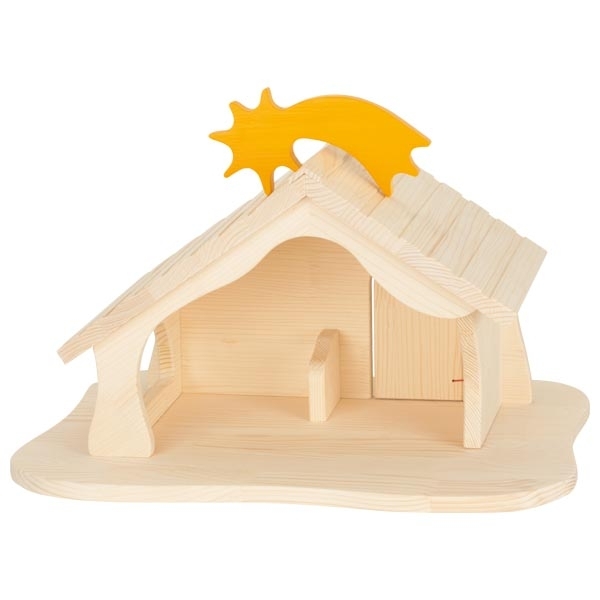 HOLZTIGER Weihnachtskrippe / Bauernhof / Puppenhaus natur HOLZTIGER Weihnachtskrippe / Bauernhof / Puppenhaus natur