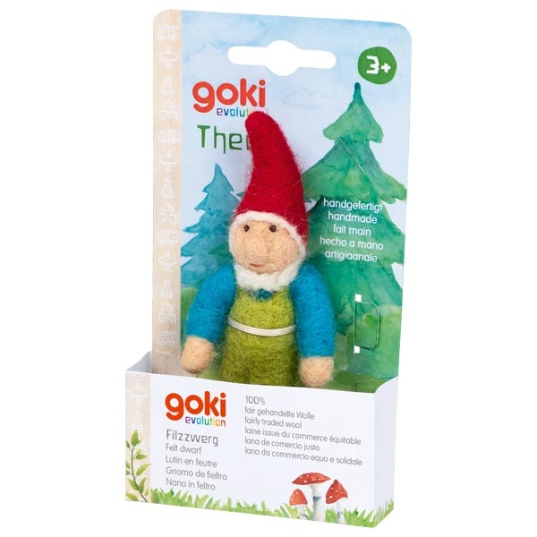 Filzwerg Theo von goki evolution: verpackt - Holzspielzeug Profi Filzwerg Theo von goki evolution: verpackt - Holzspielzeug Profi