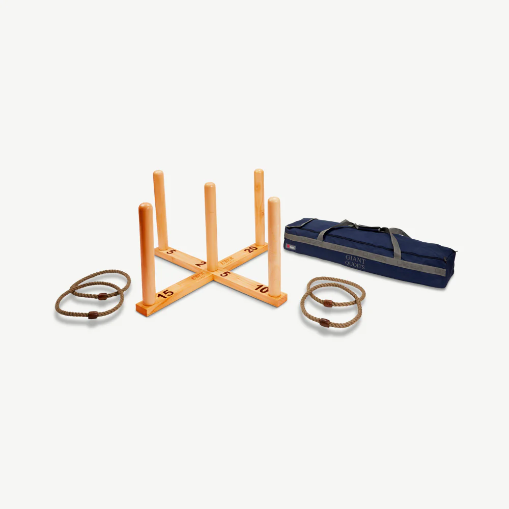 Übergames XXL Ringwurfspiel Quoits - Holzspielzeug Profi