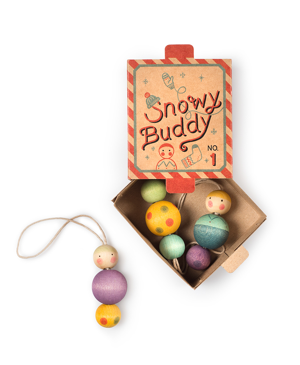 Grapat Ornament No1 - Snowy Buddy