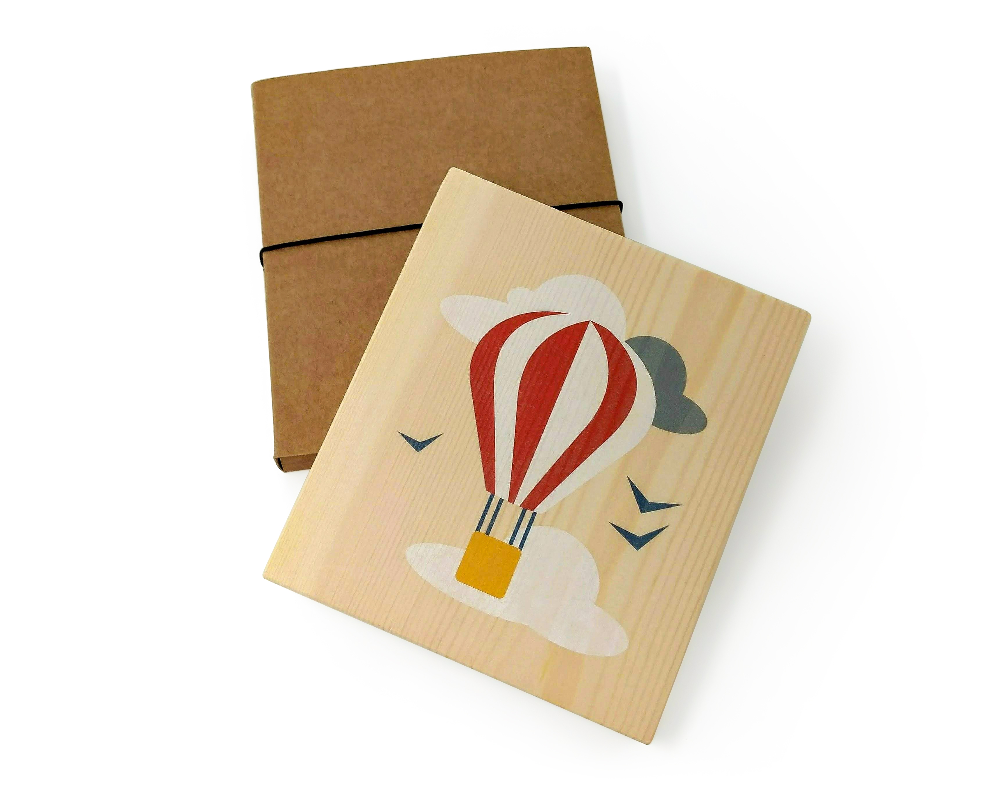 Lubulona Holzbild Illustration Ballon Lubulona Holzbild Illustration Ballon