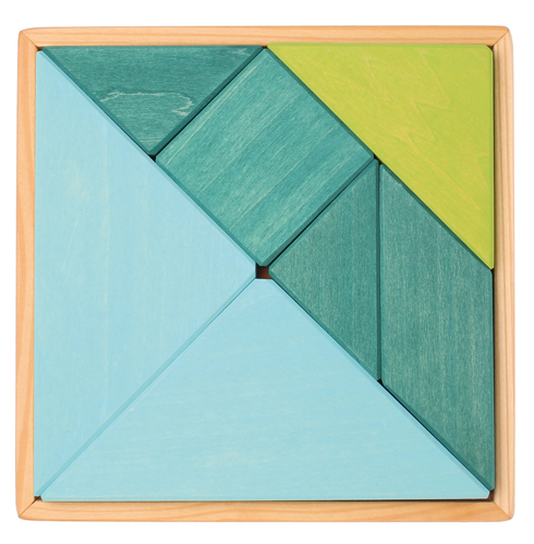 GRIMM´S Tangram blau-grün