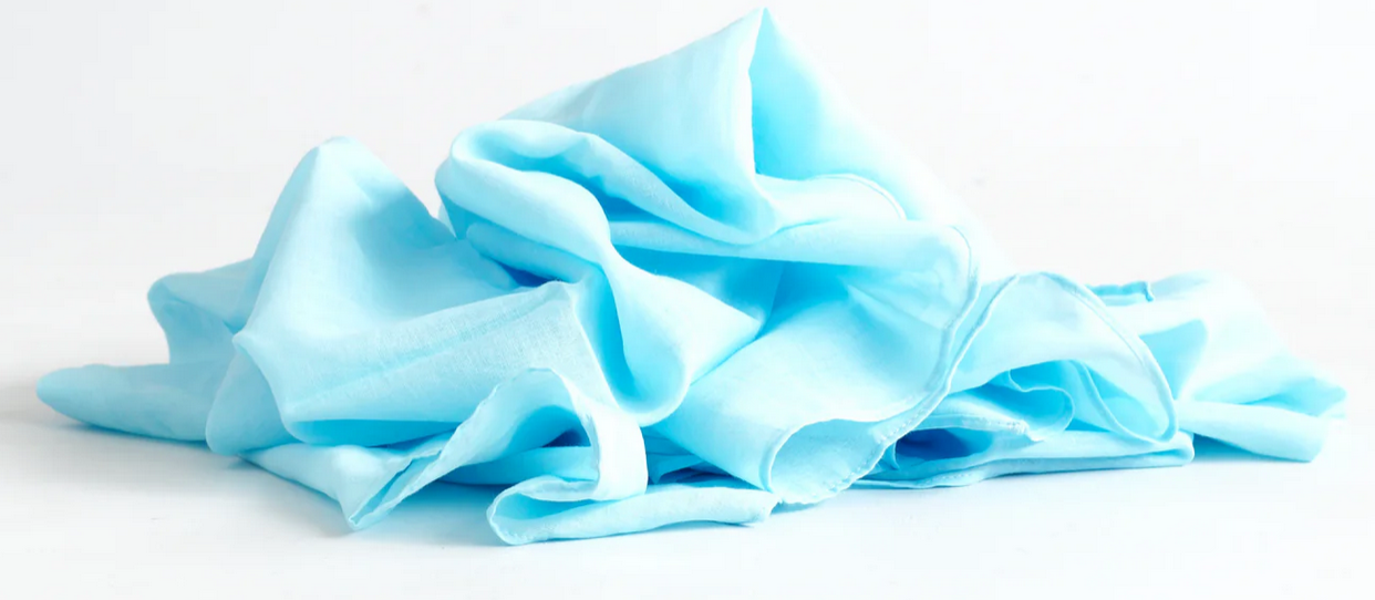LAURA`S PLAY COTTON Spieltuch LIGHT BLUE 90x90cm